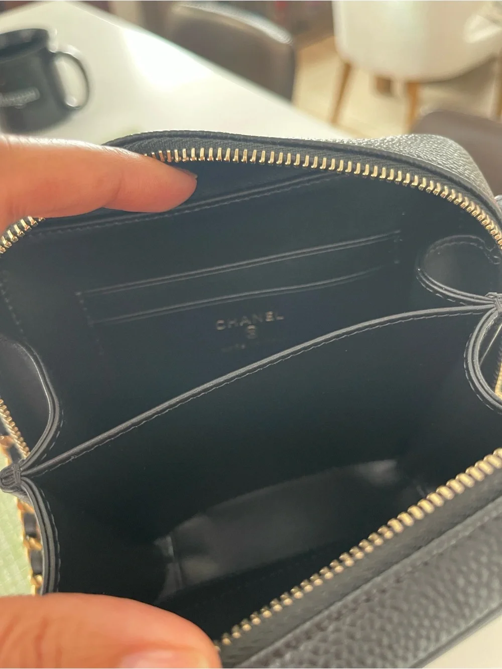 CHANEL compact crossbody